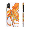 Orange Octopus Dance Ink Ii Art Case Mate Tough Phone Cases Iphone X