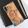 Orange Red Pacific Octopus Tentacles Watercolor Art Case Mate Tough Phone Cases