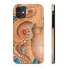 Orange Red Pacific Octopus Tentacles Watercolor Art Case Mate Tough Phone Cases Iphone 11