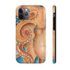 Orange Red Pacific Octopus Tentacles Watercolor Art Case Mate Tough Phone Cases Iphone 11 Pro