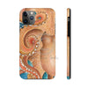 Orange Red Pacific Octopus Tentacles Watercolor Art Case Mate Tough Phone Cases Iphone 11 Pro Max