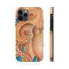 Orange Red Pacific Octopus Tentacles Watercolor Art Case Mate Tough Phone Cases Iphone 12 Pro
