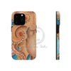 Orange Red Pacific Octopus Tentacles Watercolor Art Case Mate Tough Phone Cases Iphone 13 Pro