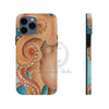 Orange Red Pacific Octopus Tentacles Watercolor Art Case Mate Tough Phone Cases Iphone 13 Pro Max