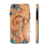 Orange Red Pacific Octopus Tentacles Watercolor Art Case Mate Tough Phone Cases Iphone 6/6S