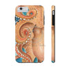 Orange Red Pacific Octopus Tentacles Watercolor Art Case Mate Tough Phone Cases Iphone 6/6S Plus