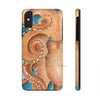 Orange Red Pacific Octopus Tentacles Watercolor Art Case Mate Tough Phone Cases Iphone X