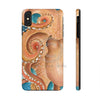 Orange Red Pacific Octopus Tentacles Watercolor Art Case Mate Tough Phone Cases Iphone Xs Max