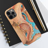 Orange Red Pacific Octopus Tentacles Watercolor Art Ii Case Mate Tough Phone Cases