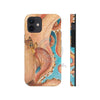 Orange Red Pacific Octopus Tentacles Watercolor Art Ii Case Mate Tough Phone Cases Iphone 12 Mini