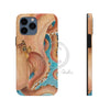 Orange Red Pacific Octopus Tentacles Watercolor Art Ii Case Mate Tough Phone Cases Iphone 13 Pro Max