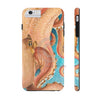 Orange Red Pacific Octopus Tentacles Watercolor Art Ii Case Mate Tough Phone Cases Iphone 6/6S Plus