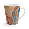 Orange Red Pacific Octopus Tentacles Watercolor Art Latte Mug Mug
