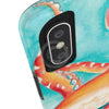 Orange Red Teal Octopus Case Mate Tough Phone Cases