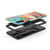 Orange Red Teal Octopus Case Mate Tough Phone Cases