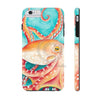 Orange Red Teal Octopus Case Mate Tough Phone Cases Iphone 6/6S Plus