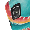Orange Red Teal Tentacles Octopus Case Mate Tough Phone Cases