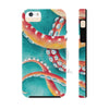 Orange Red Teal Tentacles Octopus Case Mate Tough Phone Cases Iphone 5/5S/5Se