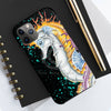 Orange Seahorse Splash Black Ink Case Mate Tough Phone Cases