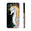 Orange Seahorse Splash Black Ink Case Mate Tough Phone Cases Iphone X