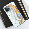 Orange Seahorse Splash Ink Case Mate Tough Phone Cases