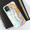 Orange Seahorse Splash Ink Case Mate Tough Phone Cases