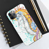 Orange Seahorse Splash Ink Case Mate Tough Phone Cases