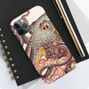 Orange Tangerine Kraken Octopus Exotic Case Mate Tough Phone Cases