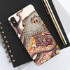 Orange Tangerine Kraken Octopus Exotic Case Mate Tough Phone Cases