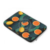 Oranges And Lemons Black Laptop Sleeve