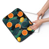 Oranges And Lemons Black Laptop Sleeve