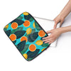 Oranges And Lemons Blue Vintage Collage Laptop Sleeve