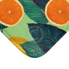 Oranges And Lemons Green Bath Mat Home Decor