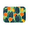 Oranges And Lemons Green Bath Mat Small 24X17 Home Decor