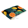 Oranges And Lemons Pattern Black Accessory Pouch Bags