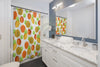 Oranges Limes And Lemons White Shower Curtain Home Decor