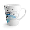Orca And The Boat Watercolor Latte Mug Mug