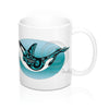 Orca Dance Tribal Ink Art Mug 11Oz