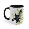 Orca Killer Whale In Kelp Ink Art Accent Coffee Mug 11Oz Black /