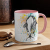 Orca Killer Whale Love Splash Ink Accent Coffee Mug 11Oz