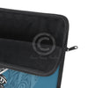 Orca Killer Whale Tribal Indigo Blue Ink Art Laptop Sleeve