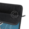 Orca Killer Whale Tribal Indigo Blue Ink Art Laptop Sleeve