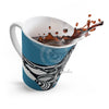 Orca Killer Whale Tribal Indigo Blue Ink Art Latte Mug Mug