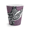 Orca Killer Whale Tribal Mauve Purple Ink Art Latte Mug Mug