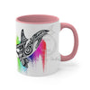 Orca Killer Whale Tribal Rainbow Tlingit Ink Accent Coffee Mug 11Oz