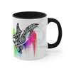 Orca Killer Whale Tribal Rainbow Tlingit Ink Accent Coffee Mug 11Oz