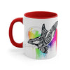Orca Killer Whale Tribal Rainbow Tlingit Ink Accent Coffee Mug 11Oz