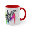 Orca Killer Whale Tribal Rainbow Tlingit Ink Accent Coffee Mug 11Oz