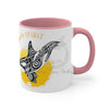 Orca Killer Whale Tribal Spirit Yellow Ink Accent Coffee Mug 11Oz