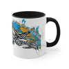 Orca Killer Whale Tribal Tlingit Dreams Ink Accent Coffee Mug 11Oz